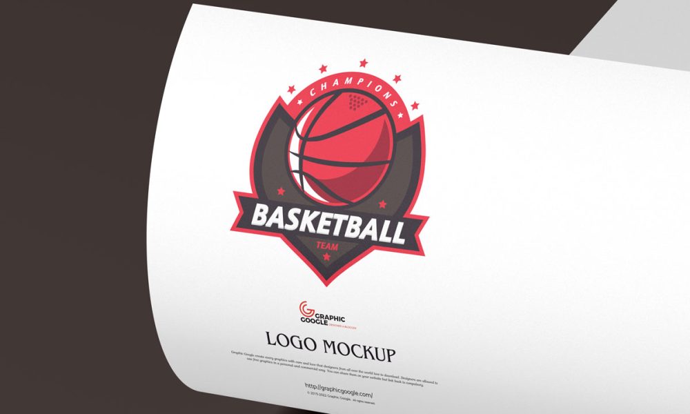 Free-Curled-Paper-Logo-Mockup-Design