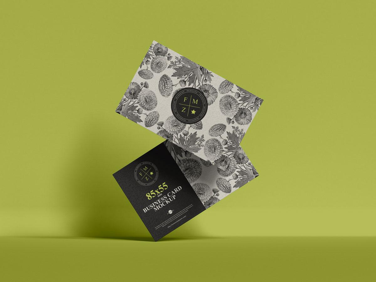 Free Premium Floating Business Card Mockup Design Mockup Planet Free Premium Floating Business Card Mockup Design Mockup Planet