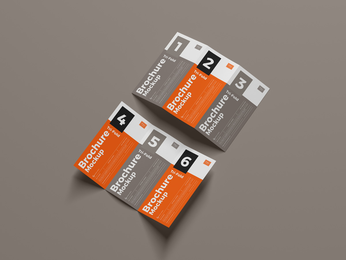 Free-Tri-Fold-Front-Back-Brochure-Mockup-Design