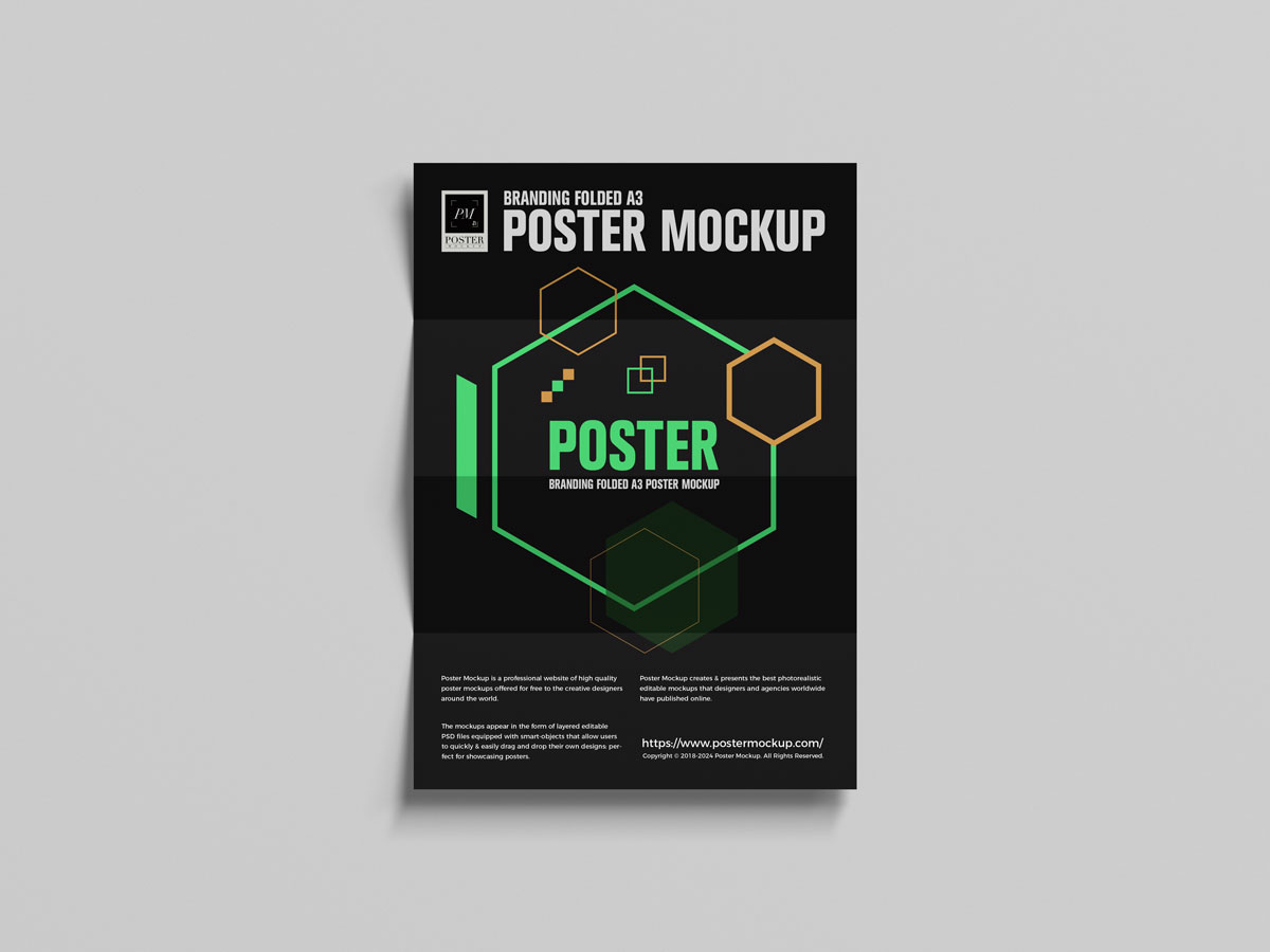 Free-Modern-Folded-A3-Poster-Mockup-Design