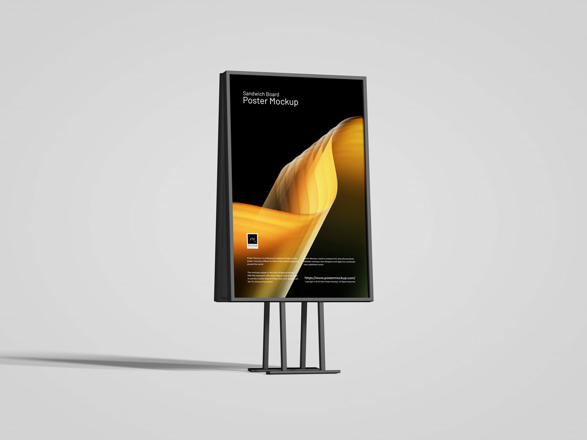 Free-Sandwich-Board-Poster-Mockup-Design