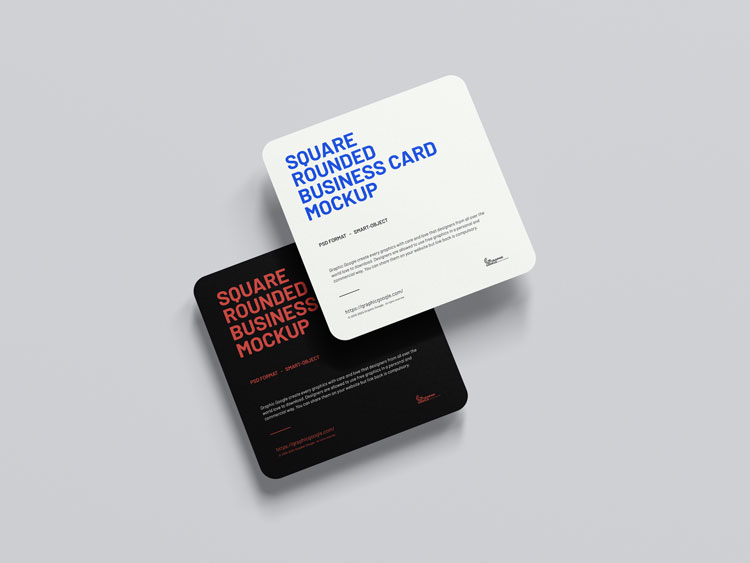 Free-Square-Business-Card-Mockup-Design