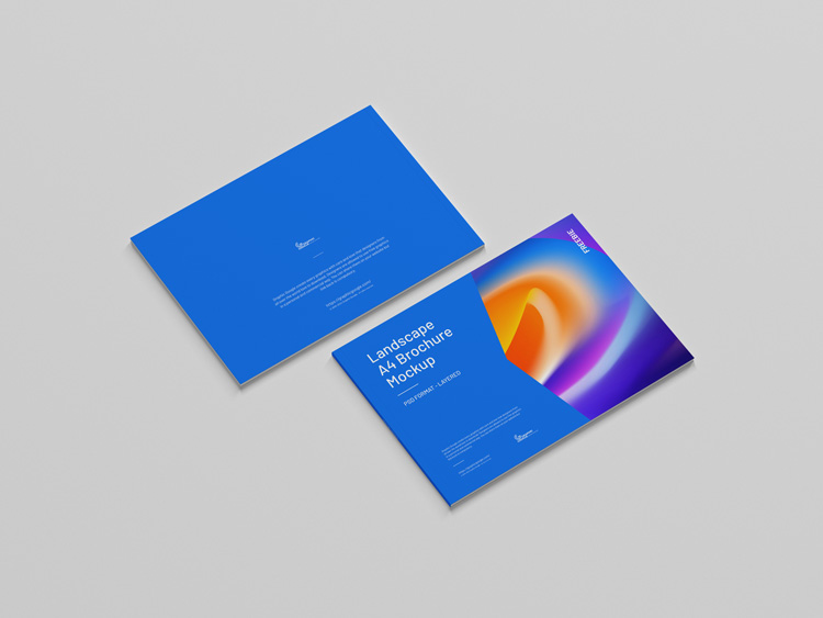 Free-PSD-Landscape-A4-Brochure-Mockup-Design