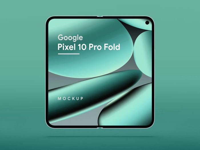 Free-Google-Pixel-10-Pro-Fold-Mockup-Design