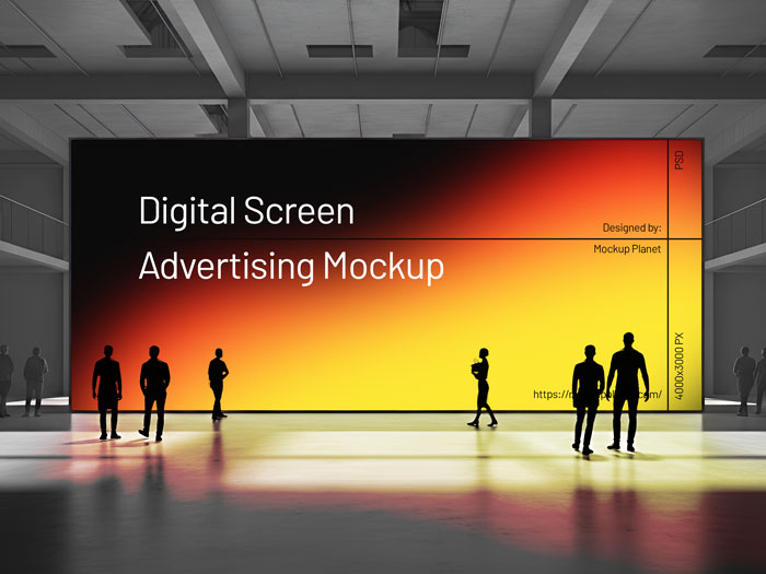 Free-Digital-Screen-Advertising-Mockup-Design