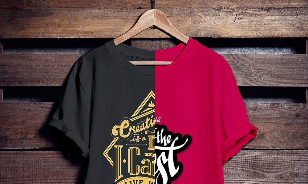 Free Hanging T-Shirt Mockup For Designers
