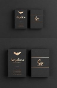 Free PSD Golden Foil Business Card Mockup - Mockup Planet