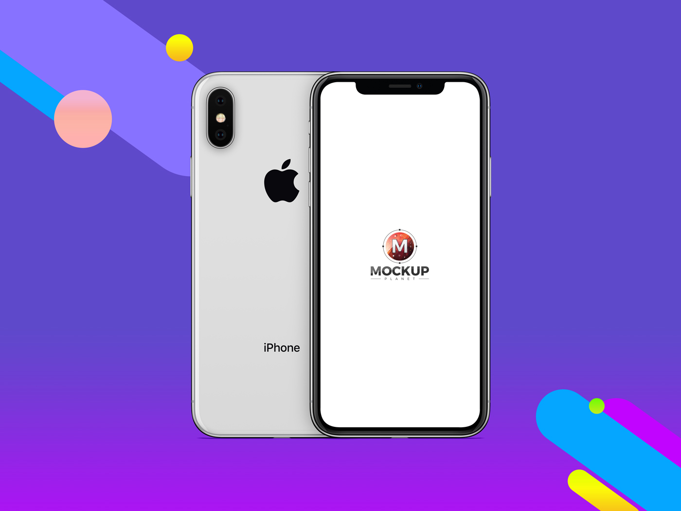 Download Free iPhone X Mockup PSD For App Screens Presentation 2018 ...