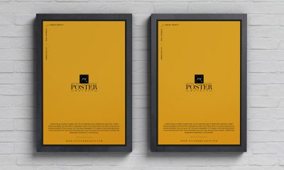 Free-Advertisement-Posters-Mockup-PSD-Template-For-Branding-2019