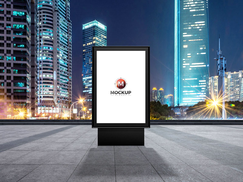 Download Free City PSD Billboard Mockup Design - Mockup Planet