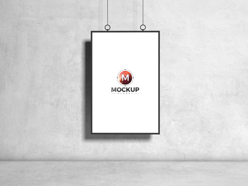 Download Free PSD Poster Mockup Design - Mockup Planet