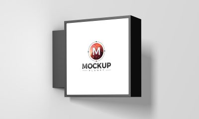 Free-Square-Shape-Signboard-Mockup-Design