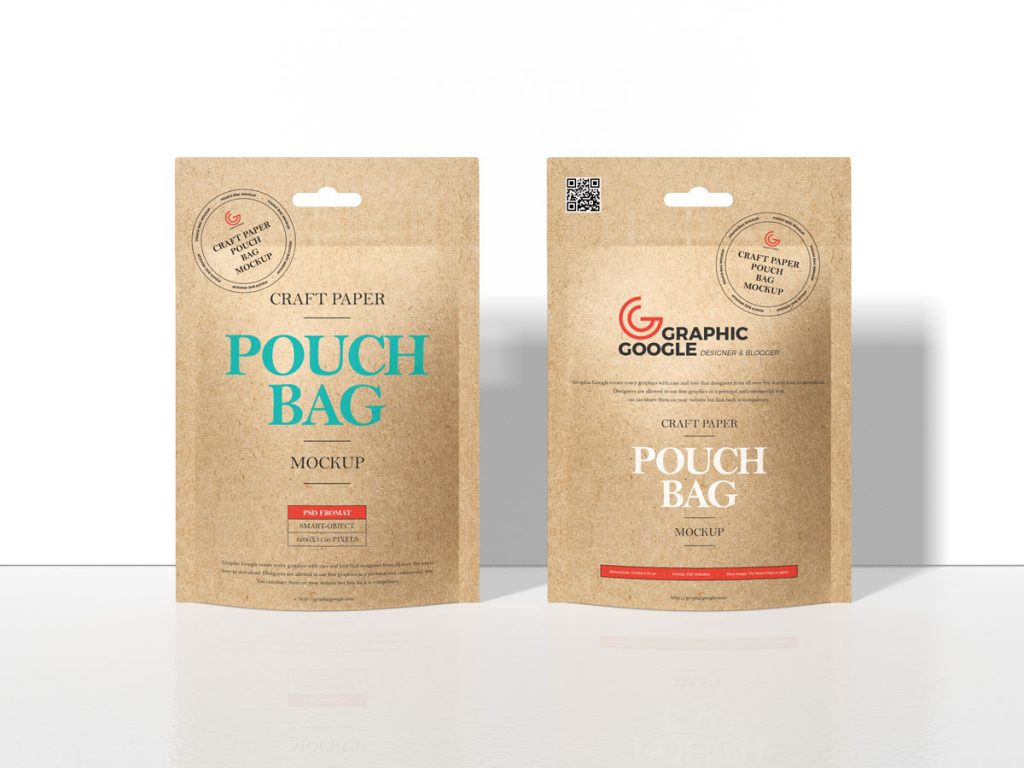 Download Free Brand Pouch Bag Mockup Design For Packaging - Mockup ...