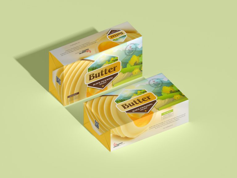 Download Free Butter Packaging Mockup Design - Mockup Planet