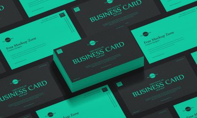 Free-Stack-of-Grid-Business-Card-Mockup-Design