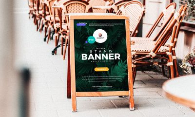 Free-Outdoor-Stand-Banner-Mockup-Design