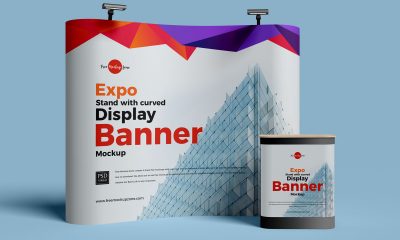 Free-Exhibition-Display-Stand-Banner-Mockup-Design