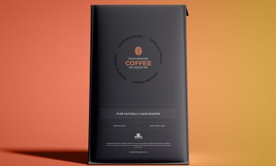 Free-PSD-Front-View-Coffee-Bag-Packaging-Mockup-Design