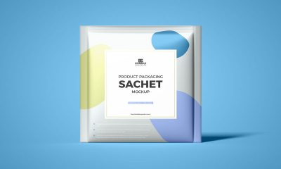 Free-Front-View-Square-Sachet-Packaging-Mockup-Design