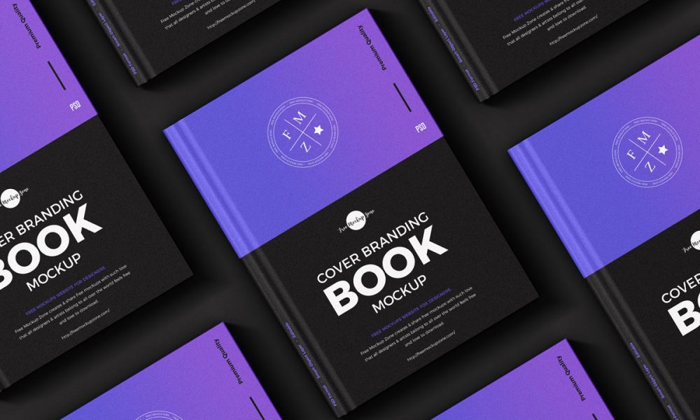 Free A4 Cover Presentation Book Mockup Design - Mockup Planet