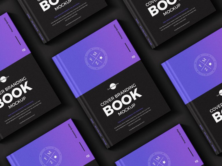 Download Free A4 Cover Presentation Book Mockup Design - Mockup Planet