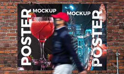 Free-Front-View-Urban-Poster-Mockup-Design