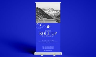 Free-Front-View-Advertising-Roll-Up-Banner-Mockup-Design