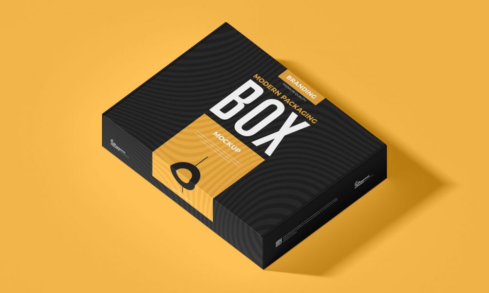 Free Premium Product Box Packaging Mockup Design - Mockup Planet