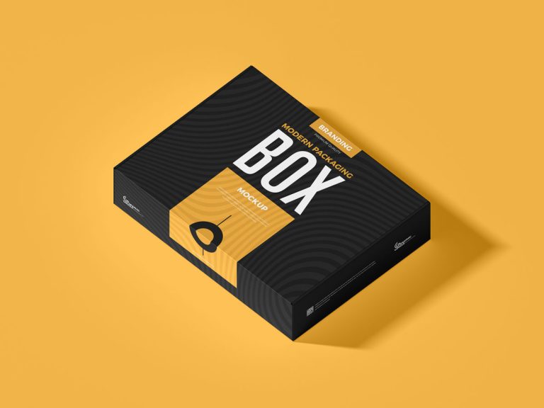 Free Premium Product Box Packaging Mockup Design - Mockup Planet