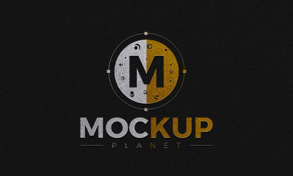 Free-Golden-Silver-Foil-Logo-Mockup-Design