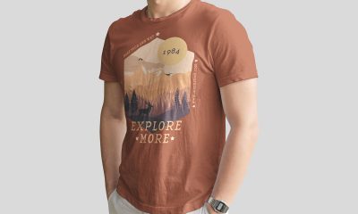 Free-Premium-Boy-Wearing-Round-Neck-T-Shirt-Mockup-Design