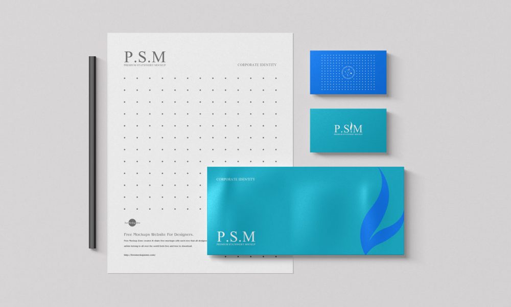 Free Branding Stationery Mockup Design - Mockup Planet