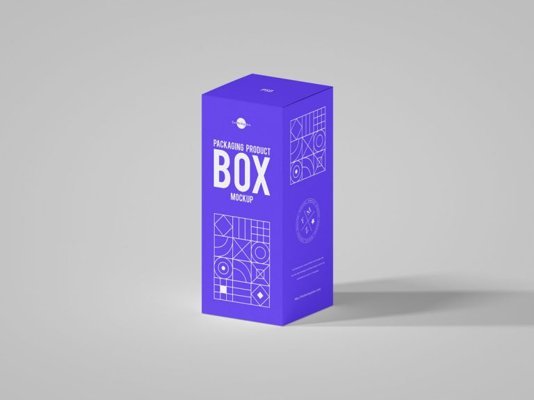 Free Premium Stand Up Box Packaging Mockup Design - Mockup Planet