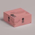 Free Standing Product Box Packaging Mockup Design - Mockup Planet