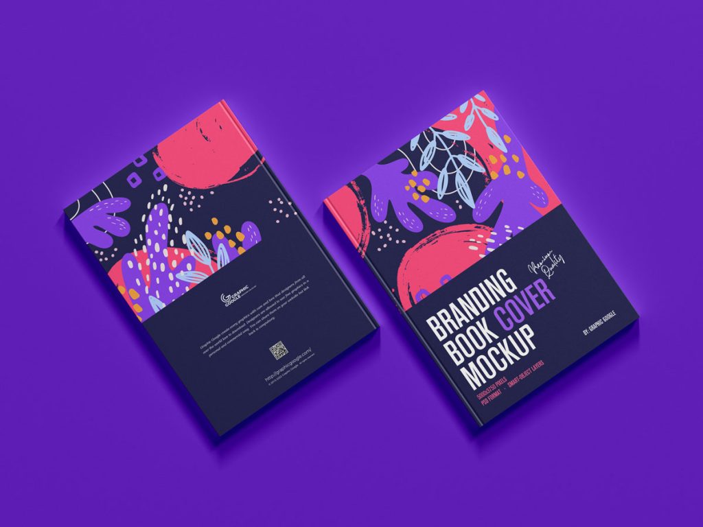 Free Premium A4 Size Book Mockup Design - Mockup Planet