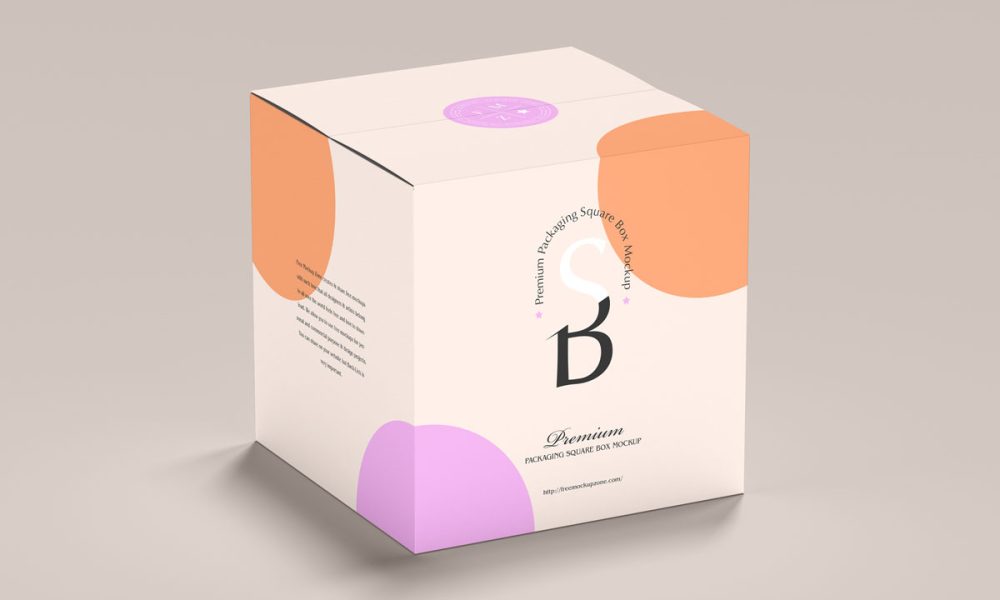 Free-Elegant-Square-Packaging-Box-Mockup-Design