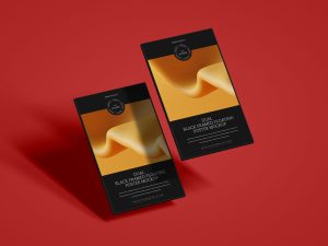 Free Stylish Floating Poster Mockup Design - Mockup Planet