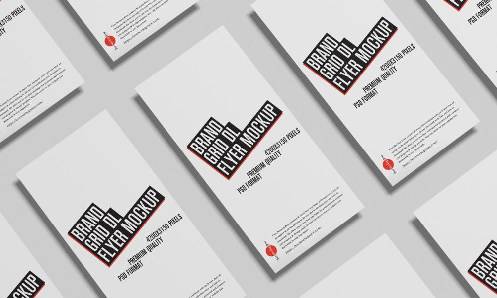 Free A4 Paper Branding Flyer Mockup Design - Mockup Planet