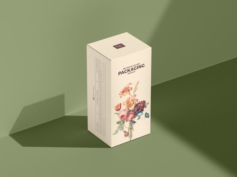 Free PSD Product Box Packaging Mockup Design - Mockup Planet