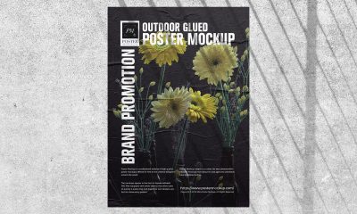 Free-Promotion-Glued-Poster-Mockup-Design