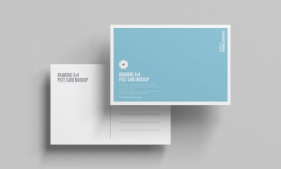 Free-Top-View-Post-Card-Mockup-Design