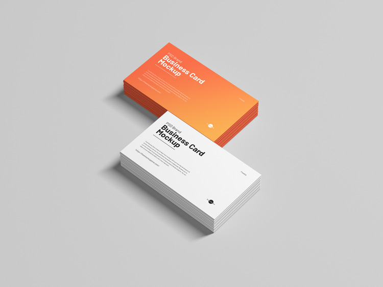 Free-Brand-PSD-Stack-Business-Card-Mockup-Design