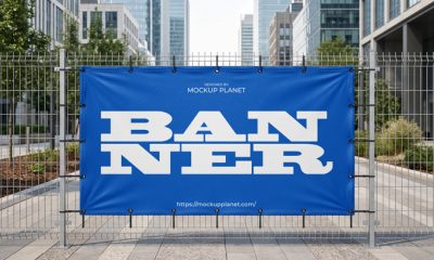 Free-Photorealistic-Fabric-Fence-Banner-Mockup-Design